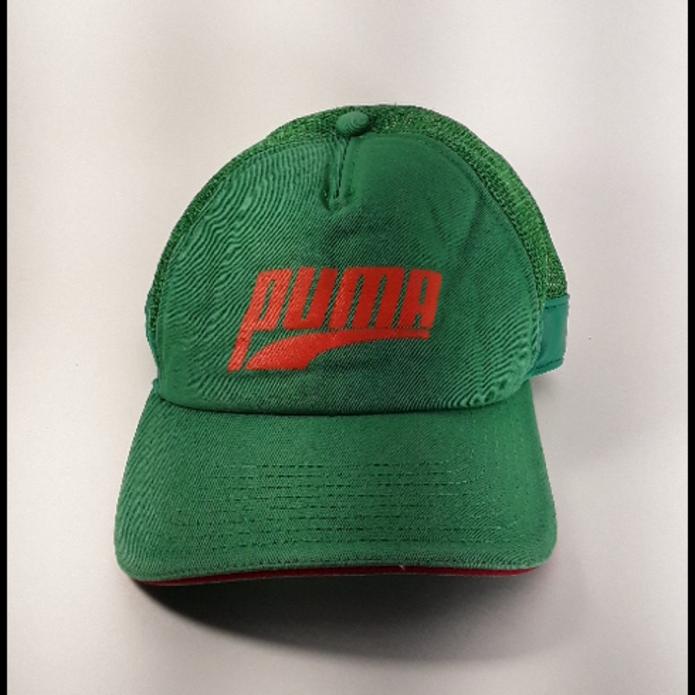 Puma Baseball Cap Green Orange